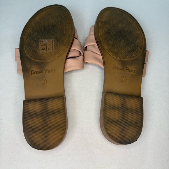 Dream Pairs Braided Nude Slide Sandals | Women’s Size 8 - Picture 5 of 5